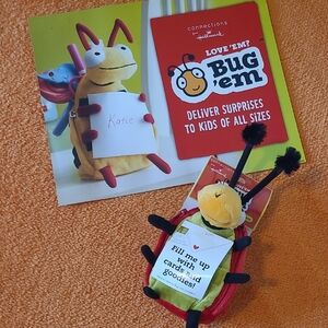 Hallmark Bug em Plush Toy with Card Holder